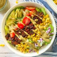 Vegan Cobb Salad with Tangy White Bean Dressing_image