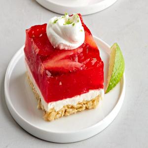 JELL-O® Strawberry Margarita Salad Squares image
