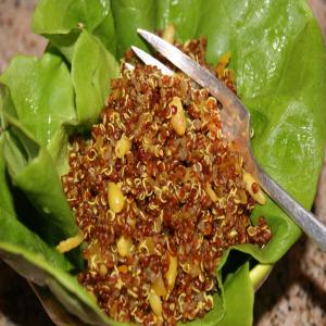 Quinoa Pilaf in Lettuce Cups_image