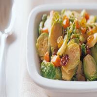 Sauteed Brussels Sprouts With Raisins image