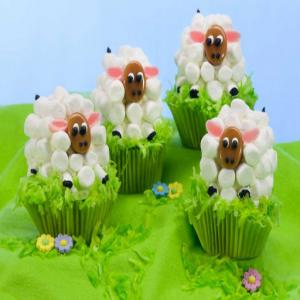 Easter Lamb Carrot Cupcakes Recipe - (4.3/5) image