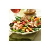 BBQ Pork Salad with Summer Fruits and Honey Balsamic Vinaigrette image