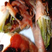 Prosciutto Wrapped Endive W/ Balsamic Fig Reduction - Rachael Ra image