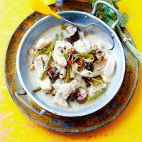 Classic Thai green chicken curry image