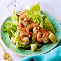 Caesar Salad with Grilled Shrimp_image