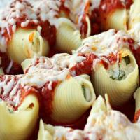 Cheesy Spinach & Mushroom-Stuffed Pasta Shells_image