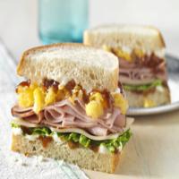 Caribbean BBQ Ham Sandwich image