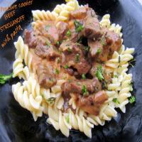 Pressure Cooker Beef Stroganoff With Pasta_image