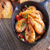 Moroccan Shrimp with Tomatoes and Onions image
