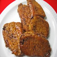 balsamic glazed pork chops image