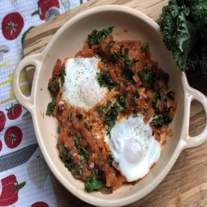 Instant Pot® Paleo and Keto Egg Shakshuka with Kale image