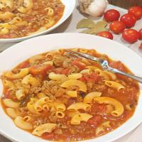 One-pan Easy Beef Goulash With Fire Roasted Tomatoes_image