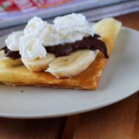 Nutella®, Banana, and Whipped Cream-Filled Crepes_image