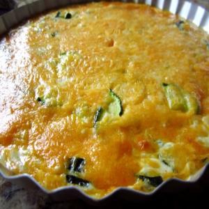 Zucchini, Jalapeno, Cheddar Crustless Quiche Recipe - Food.com_image