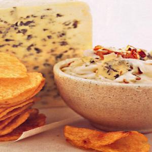 Blue Cheese and Caramelized Shallot Dip Recipe | Epicurious.com_image