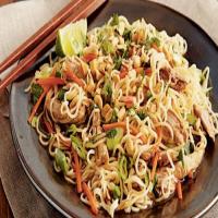 Slow-Cooker Chinese Pork with Garlic Noodles image