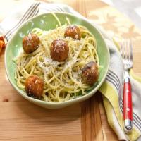 Spaghetti and Tuna Meatballs image