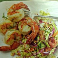 Shrimp with warm coleslaw_image