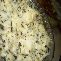 Spinach, Gorgonzola and Lemon Rice_image