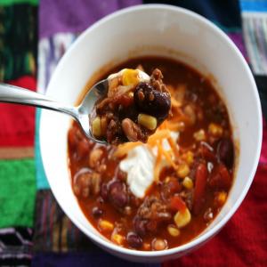 Husker Tailgate Spicy Taco Soup image