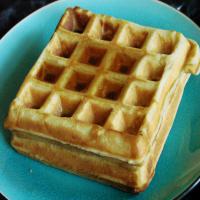 Peanut Butter Waffles image