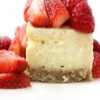 Nutty Cheesecake Squares image