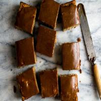 Pear Snacking Cake With Brown Butter Glaze image
