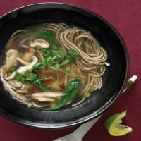 Soba Soup with Spinach image
