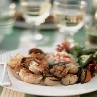 Grilled Scallop and Orange Skewers_image