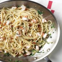 Spaghetti with Shrimp and Bacon_image
