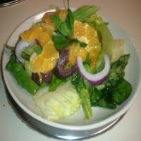 Salad With Oranges, Red Onion and Olives_image