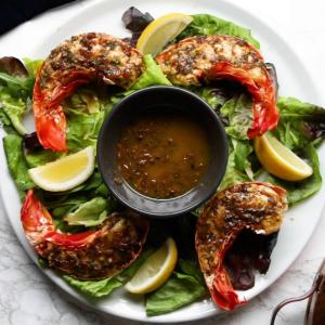 Black Garlic Honey Butter Lobster Tail Recipe by Tasty_image