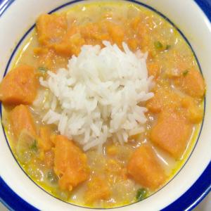 Sweet Potato Soup With Marooned Rice image