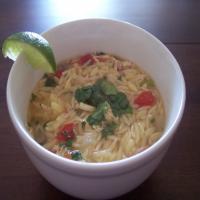 Mean Chef's Yucatan-Style Chicken, Lime, and Orzo Soup_image