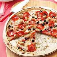 Thin-Crust Gluten-Free Pepperoni Pizza image