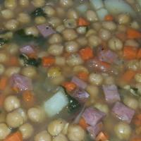 Ham and Chickpea Slow Cooker Soup_image