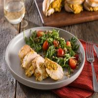 Chicken Breasts Stuffed With Goat Cheese and Pumpkin Walnut Pest image