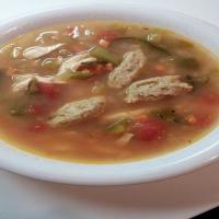 Chicken & Green Chile Soup with Tamale Dumplings_image