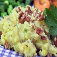 Mashed Plantains With Leeks and Fresh Herbs_image