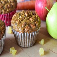 Apple, Carrot, and Ginger Muffins image