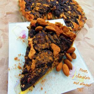 Prune, Chocolate and Almond Tart_image