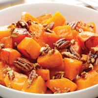 Roasted Butternut Squash With Pecan Ginger Glaze_image
