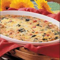 Spinach Cheese Strata_image