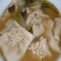 Kittencal's Asian Pork Wonton Soup Dumplings_image