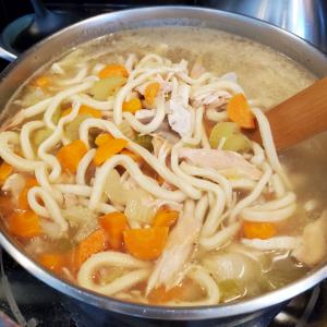 Grandma's Chicken Soup with Homemade Noodles_image