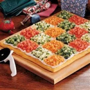 Patchwork Veggie Pizza_image