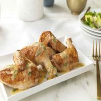 Roasted Chicken with Dijon Pan Sauce image