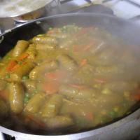 Simple Curried Sausages image