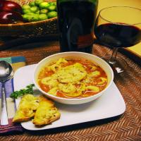 Healthy Tomato-Tortellini Soup image