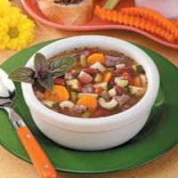 Beef and Pasta Vegetable Soup_image